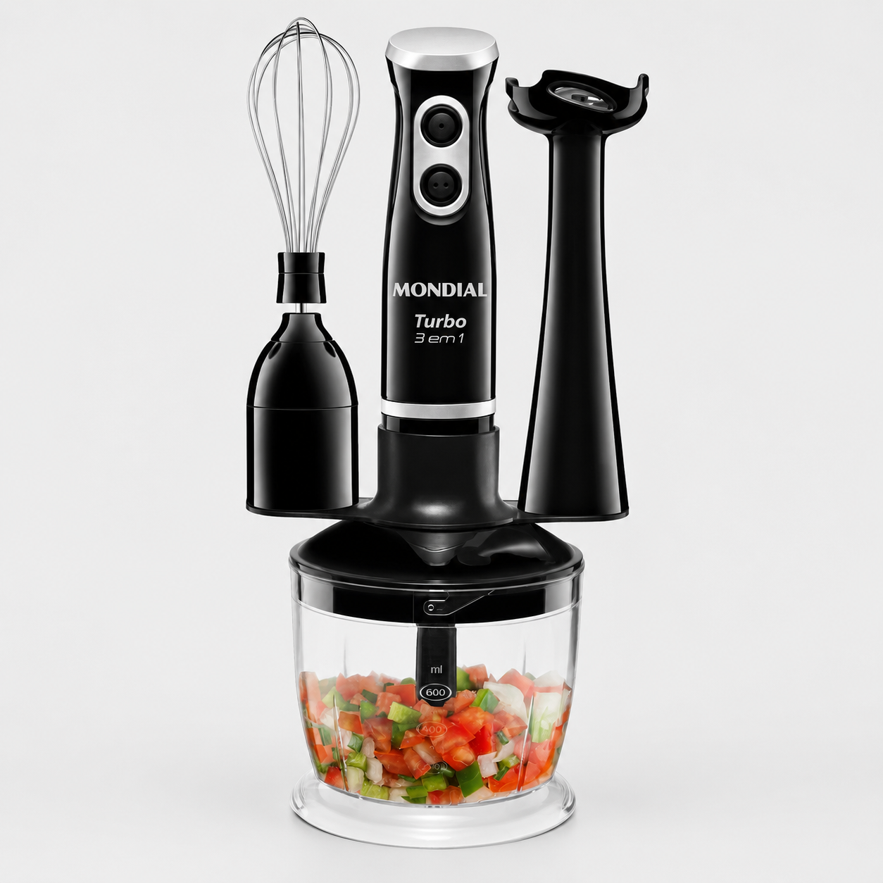 Mixer Turbo Mondial M-14 3 em 1 350W