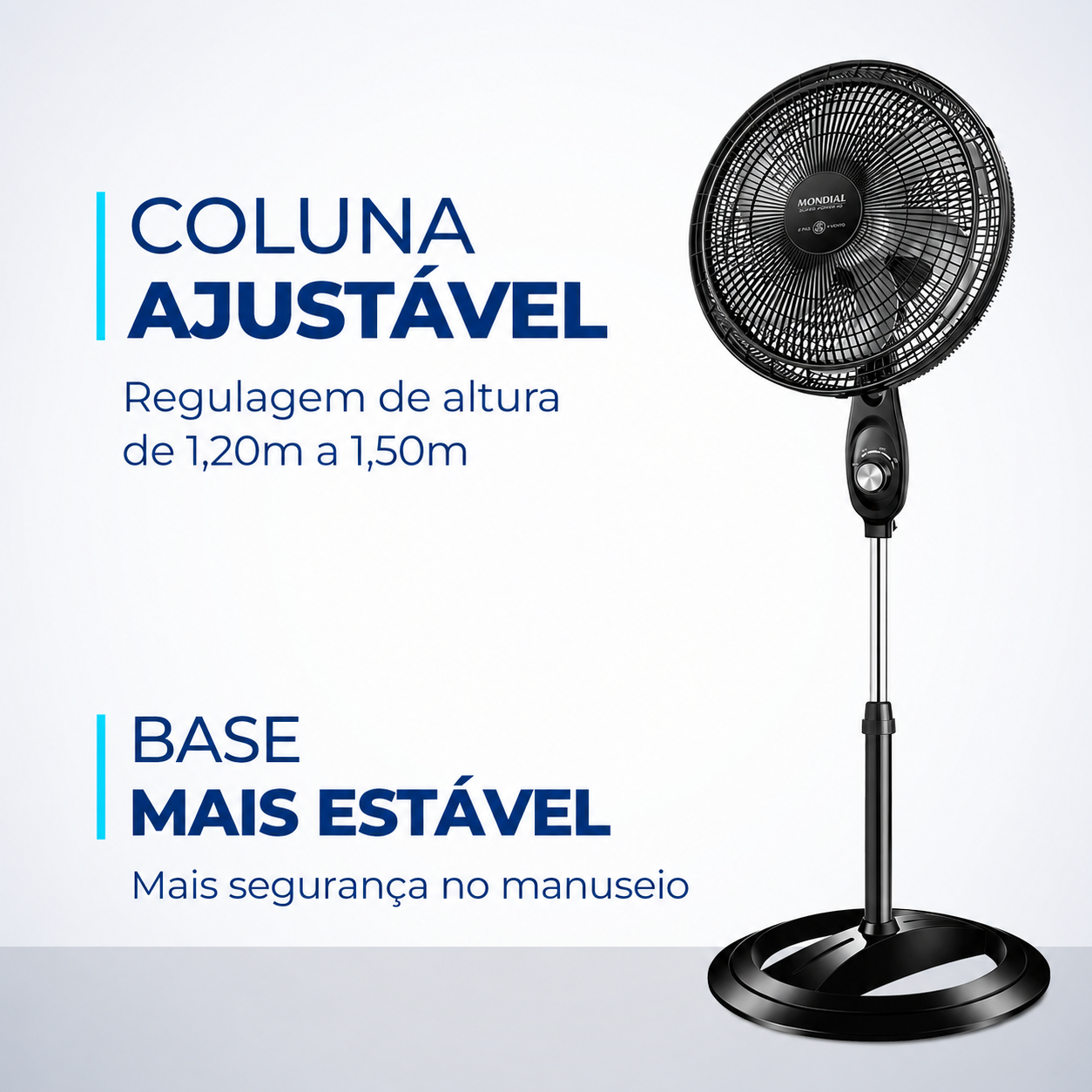 Ventilador de Coluna Mondial Super Power 40cm 110V