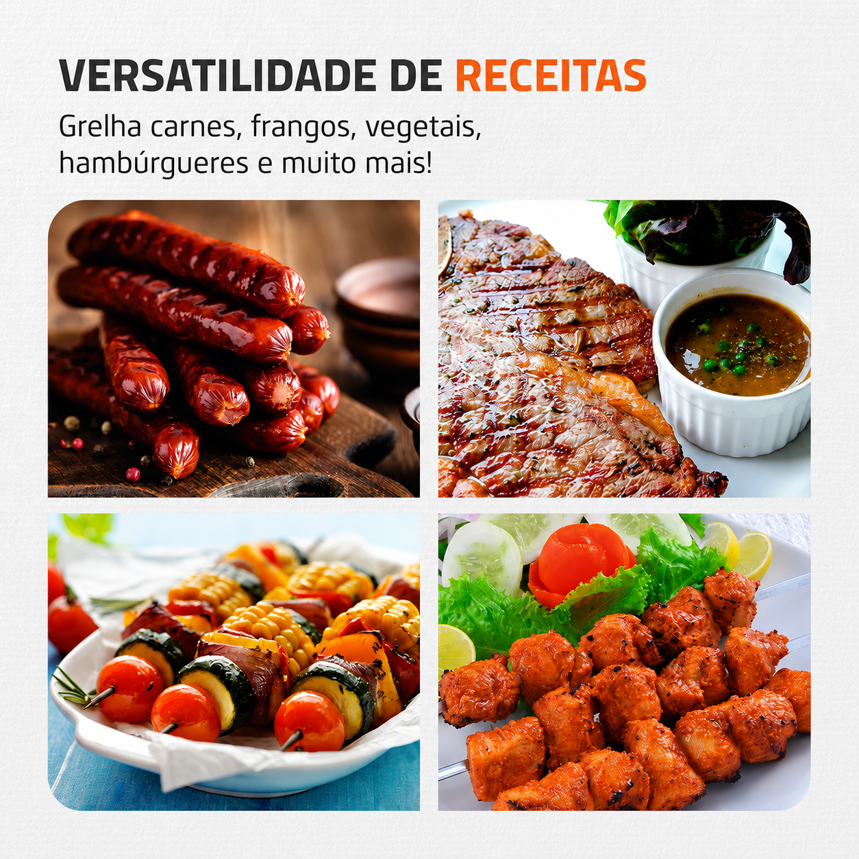 Churrasqueira Elétrica Mondial Grand Steak Grill CH-05 1800W